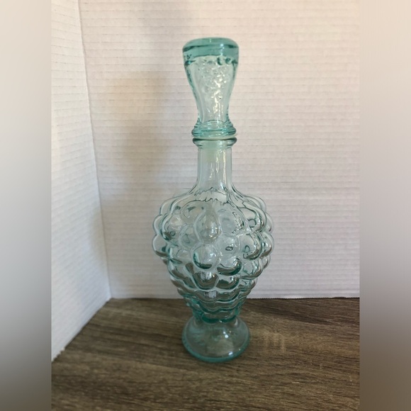 Vtg Etrusca Italy Grape Shaped Decanter with Stopper - Picture 4 of 14